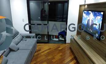 Imagem 3: Apartamento com 98 metros, possui 3 dormitórios sendo uma suíte e duas vagas. R$ 412.000,0