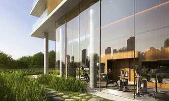 Imagem 4: Living de 22m, com terraço e vista para o bairro Jardins