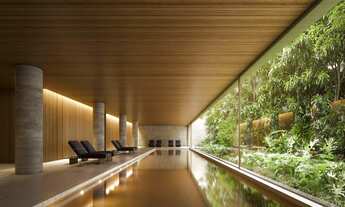 Imagem 6: Living de 22m, com terraço e vista para o bairro Jardins