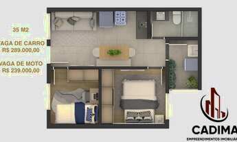 Imagem 4: Apartamento com 02 quartos na Guilhermina Esperança!