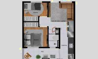 Imagem 4: Apartamento para venda com dois quartos na Vila Paranagua!