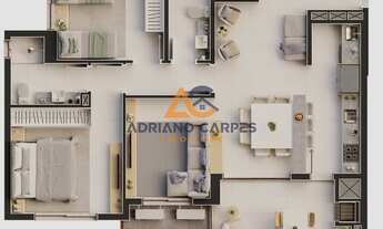 Imagem 6: Apartamento alto padrão com 3 dormitórios sendo 1 suíte em Balneário Piçarras Adriano Carp