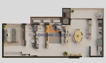 Imagem 6: Apartamento alto padrão com 2 dormitórios, sendo 1 suíte, em Balneário Piçarras Adriano Ca