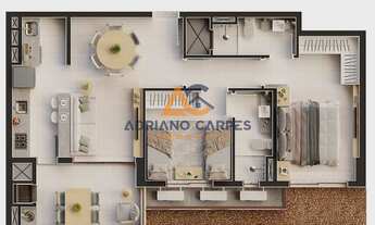 Imagem 7: Apartamento alto padrão com 2 dormitórios sendo 1 suíte em Balneário Piçarras Adriano Carp