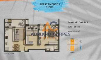 Imagem 6: Apartamento com 2 dormitórios, sendo 1 suíte, no Bairro Itacomomi em Balneário Piçarras Ad