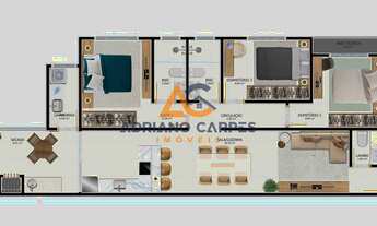 Imagem 6: Safira Riverside no centro de Balneário Piçarras, apartamento com 3 dormitórios, Adriano C