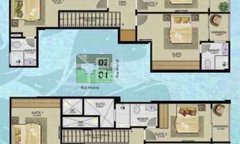 Imagem 7: Lançamento 02 e 3 Quartos a Poucos Metros da Praia da Cerca e Praia do Morro - Guarapari