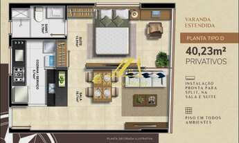 Imagem 4: Graça Prime: quarto e sala com varanda na 8 de Dezembro! 40,30m2, com rooftop incrível, pi