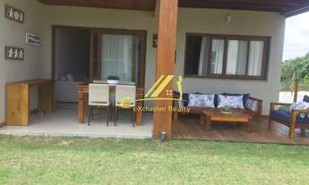 Imagem 7: Oahu Imbassaí, Apartamento 2 suítes, lavabo, varanda com deck descoberto, sala, cozinha e