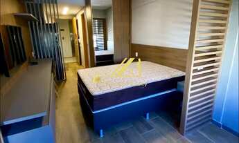 Imagem 3: Studio no Único Barra charmoso, decorado e mobiliado. 24,25m2. Andar intermediário. Ventil