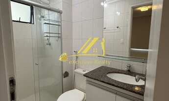 Imagem 5: Apartamento 3/4, 89m2, 1 suíte, banheiro social, varanda integrada a sala com fechamento e