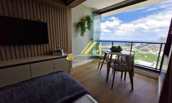 Imagem 4: Studio mobiliado na Pedra do Sal, 30m2, vista mar lateral. Vaga rotativa. Com rooftop, pis