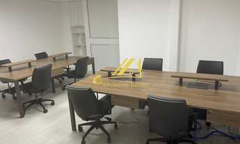 Imagem 7: Aluguel de salas comerciais: Espaço com 5 salas com copa e recepção, 111,70m2. Semi mobili