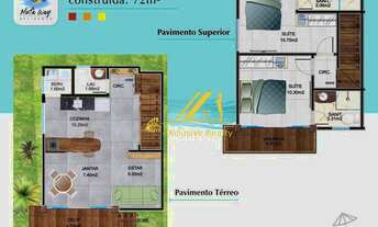 Imagem 3: Village Duplex, Mutá Way Residence, na Ponta do Mutá em Barra Grande! 2 suítes,72m2, total