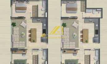 Imagem 6: Blend Pituba- apartamento moderno 2 suítes, 57m2, design sustentável áreas de lazer comple