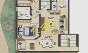 Imagem 2: Ilha Bela: Village 2 suítes com lavabo e varanda em Itacimirim