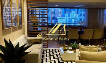 Imagem 4: Apartamento com 3 suítes e Living ampliado, gabinete, 164m2. Totalmente nascente e bem ven