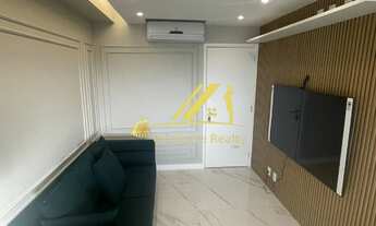 Imagem 3: Quarto e sala, 59m2, finamente decorado com lavabo e mobiliado, 1 vaga de garagem.Celebrat