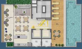 Imagem 5: Seven Graça, apartamento quarto e sala na Manoel Barreto, 38,87m2 com Rooftop. Total infra