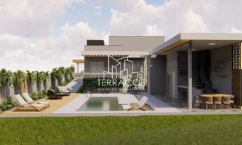 Imagem 3: CASA TÉRREA ESTILO MODERNO EM CONSTRUÇÃO NO CONDOMÍNIO HORIZONTE AZUL II EM ITUPEVA - SP