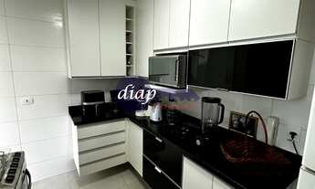 Imagem 7: Ótimo apartamento na Vila Amélia com 2 dormitórios com armários embutidos, sala para dois