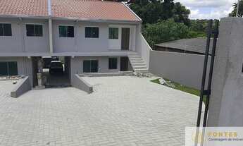 Imagem 5: 1 e 2: casa térrea com 57m²; 3 dormitórios; sala; cozinha; bwc; lavanderia e vaga de garag