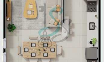 Imagem 2: Casa de Condomínio com 2 Quartos e 3 banheiros à Venda, 63 m² por R$ 300.000