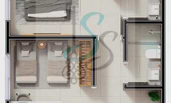 Imagem: Casa de Condomínio com 2 Quartos e 3 banheiros