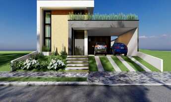 Imagem 1: CASA TÉRREA NOVÍSSIMA CONDOMÍNIO BOSQUE DA MATA- ESTILO MODERNA - COM ÓTIMA LOCALIZAÇÃO