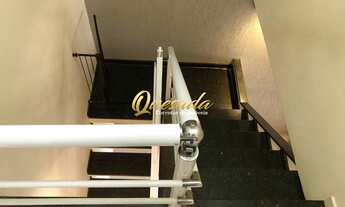 Imagem 6: Belo sobrado á venda com 3 dormitórios, sendo 1 suíte, área gourmet, quintal no bairro Jar