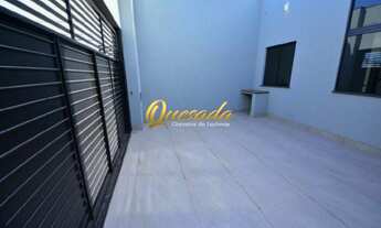 Imagem 3: Bonita casa térrea nova á venda com 3 dormitórios, sendo 1 suíte, área gourmet e quintal a