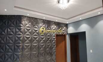 Imagem 1: Bonito sobrado à venda, com 3 dormitórios, 1 suíte, salão comercial de 100 m², quintal, bo