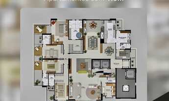 Imagem 2: Lindo apartamento no Ed. Number One - Belém - Apartamento com 4 suítes a venda