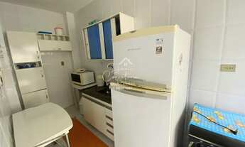 Imagem 2: Apartamento à venda em Guarujá-SP, bairro Pitangueiras: 1 quarto, 2 salas, 1 banheiro, 60m