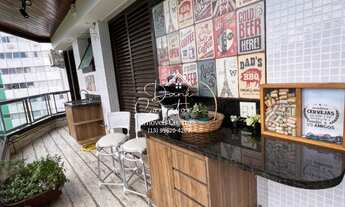 Imagem 2: Apartamento com vista para o Tombo e vista para Astúrias com 3 suítes e 2 vagas no Tombo