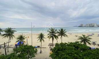 Imagem 4: Apartamento frente mar com vaga nas Pitangueiras: 1 quarto, 2 salas, 1 banheiro, garagem