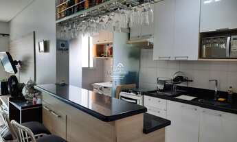 Imagem 2: Apartamento com varanda gourmet e lazer na Enseada