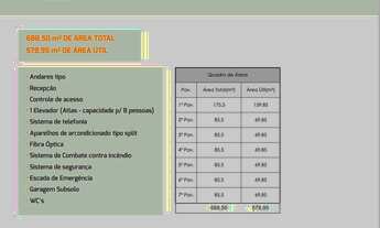 Imagem 2: PRÉDIO DE USO EXCLUSIVO 578,95 M² ÁREA ÚTIL 7 LAJES GARAGEM 25 VAGAS RECEPÇÃO ELEVADOR ITA