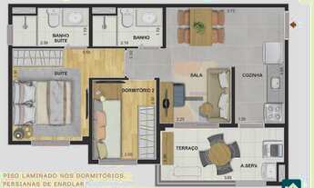 Imagem 5: Modern Mooca, Apartamento 2 Dorms Suite Terraço Vaga, 45m. Mooca e Cambuci. Lazer. Metro J