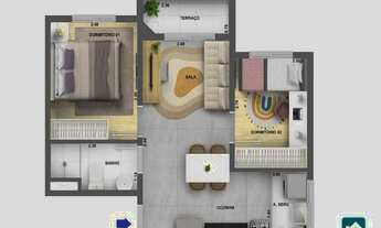 Imagem 7: Villa Lobos Melodia, Apartamento 2 Dormitorios Terraço, Jaguare, 38m. Pq Villa lobos, zona