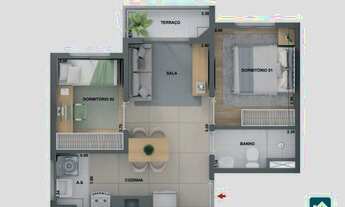 Imagem 6: BF 930. Barra Funda. Apartamentos à venda 2 dormitorios, terraço e Vaga. 38m. Amplo Lazer