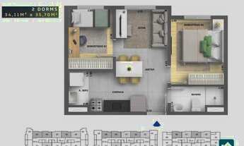 Imagem 5: Urban Vila Maria. Apartamento 1 Dormitório. Amplo Lazer. Zona Norte. Ao lado do Carrefour