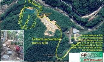 Imagem 5: Com 70 Metros de frente paro Rio do Braço, em São Valentim À 13Km do Centro de Nova Trento