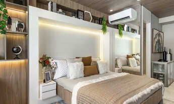 Imagem 7: Apartamento no Condomínio Level Brooklin com 61m² 2dormitórios 1 banheiro