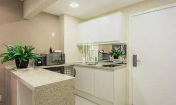 Imagem 3: APARTAMENTO TOTALMENTE MOBILIADO EM PINHEIROS - PRÓXIMO A FARIA LIMA: 1 QUARTO, 1 SALA, 1