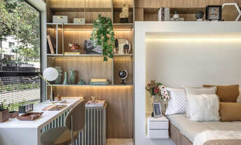 Imagem 2: Apartamento no Condomínio Level Brooklin com 61m² 2dormitórios 1 banheiro