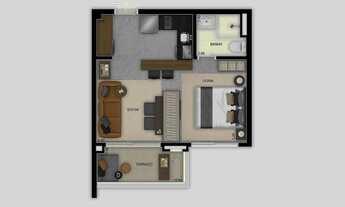 Imagem 7: Apartamento com 64 metros no Jardim Paulista com 2 dormitórios e 1 vaga