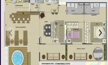 Imagem 2: Condomínio Ce Amplify M Oema. Apartamento Guardem a venda com 121m² 2 Dormitórios, 2 Suite