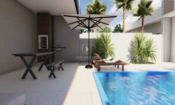 Imagem 5: Casa com piscina em Guaratuba, Rua asfaltada, 700 metros do mar com 101,85 m² construído