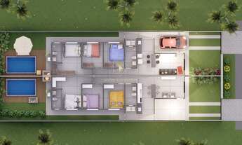 Imagem 2: Casa com piscina para venda em Guaratuba(Coroados